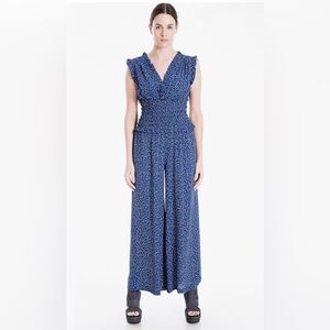 Max Studio Blue Jumpsuit